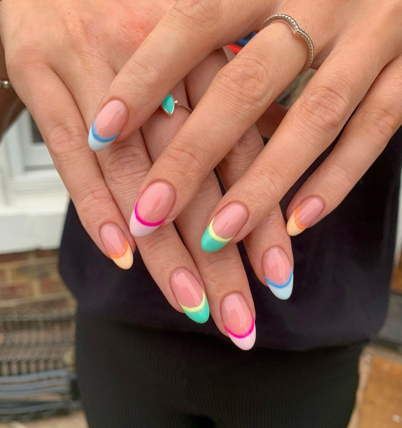 Rainbow Double Layer Tips