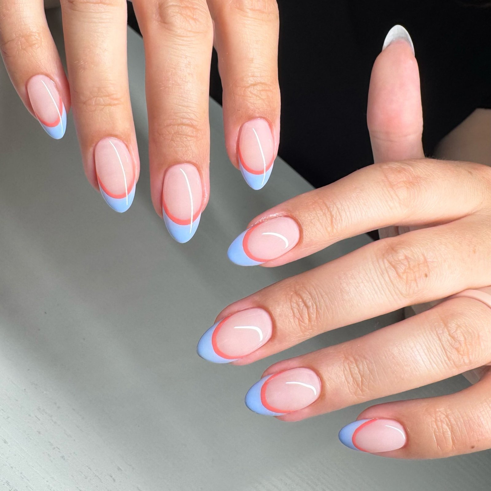 Periwinkle Coral Double Tip